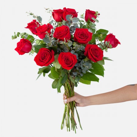 1-Dozen Red Rose Bouquet