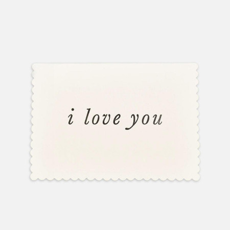 Luxe I Love You Card