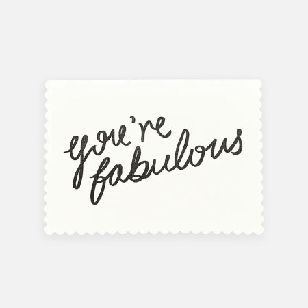 You're Fabulous Greeting Card