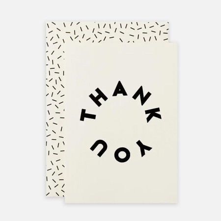 Thank You Circle Greeting Card