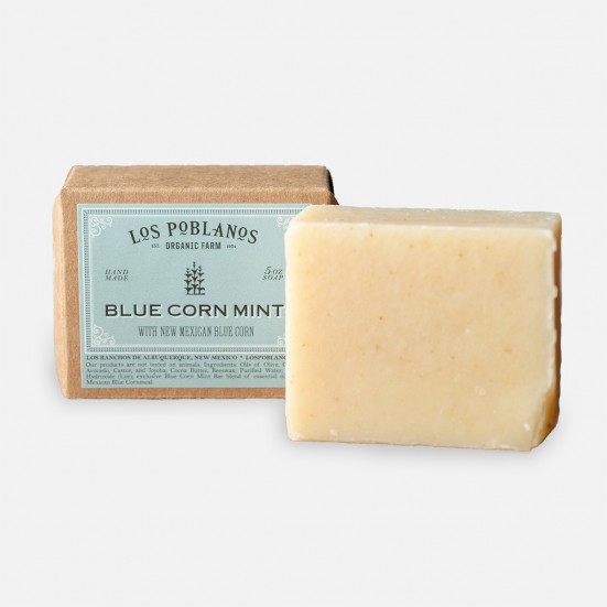Los Poblanos Blue Corn Mint Bar Soap Christmas Gifts