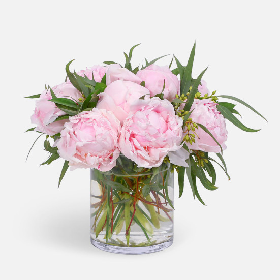 Classy Pink Peonies Flowers for Mom