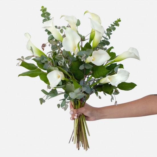 White Calla Lily Bouquet Congratulations