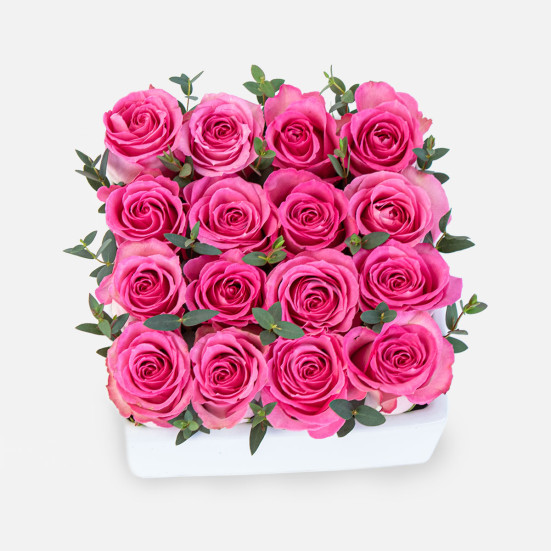 Pink Rose Garden Flowers for Mom