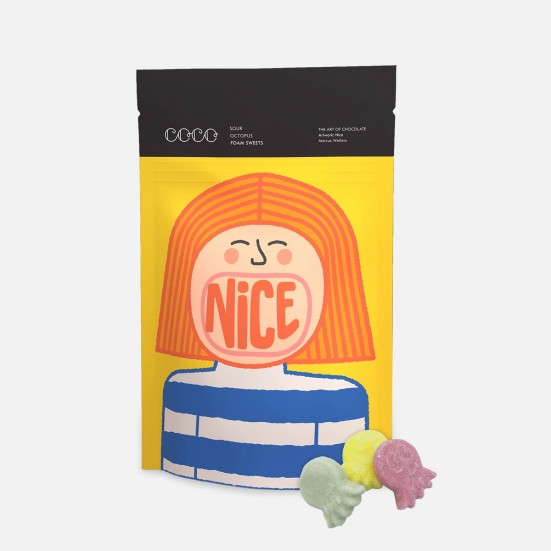 COCO Sour Octopus Foam Sweets Holiday Gifting
