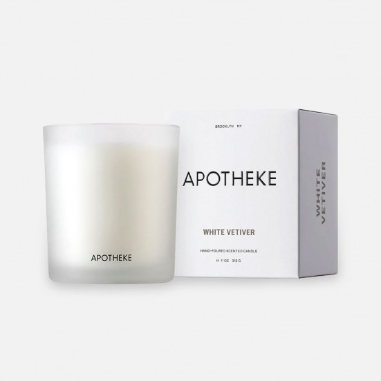 Apotheke White Vetiver Candle Housewarming