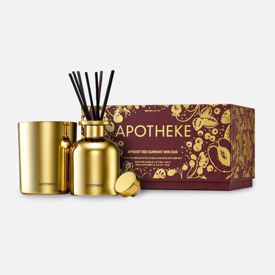 Apotheke Apricot Red Currant Mini Duo Set Candles
