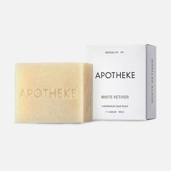 Apotheke White Vetiver Bar Soap Thank You