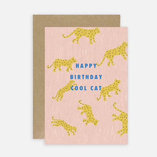 Cool Cat Birthday Card Birthday