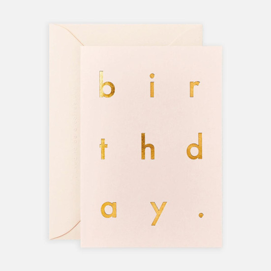 Extract Birthday Shell Card Katie Leamon