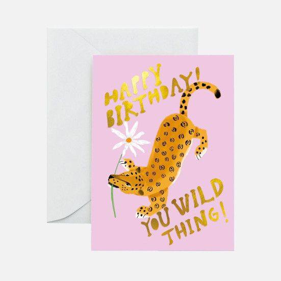 Wild Child Birthday Card Birthday