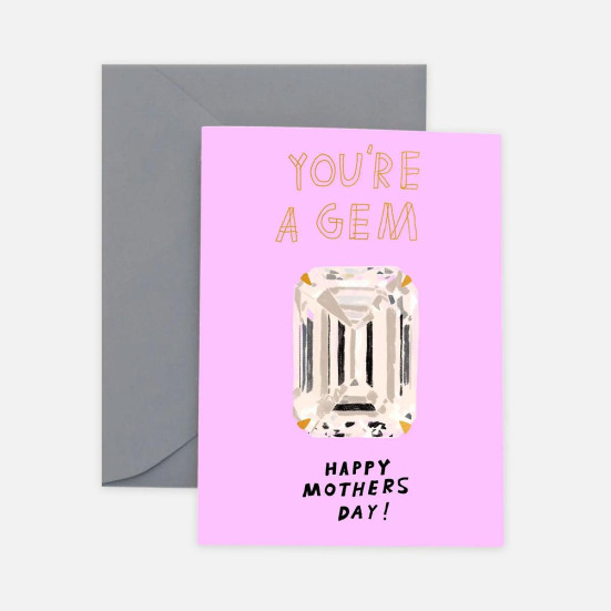 Gem Mother's Day Card Greeting Cards