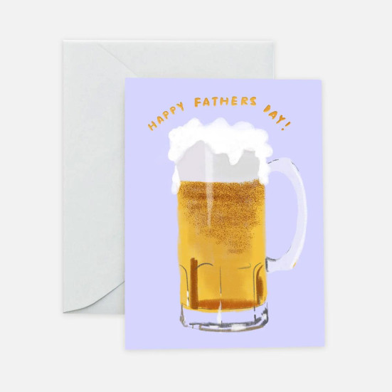 Beer Mug Father's Day Card Greeting Cards