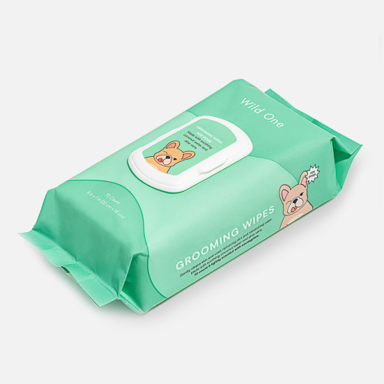 Wild One Grooming Wipes Pet Friendly Plants