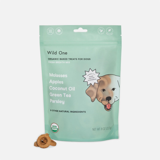Wild One Organic Minty Fresh Mix Treat Pet Friendly Plants