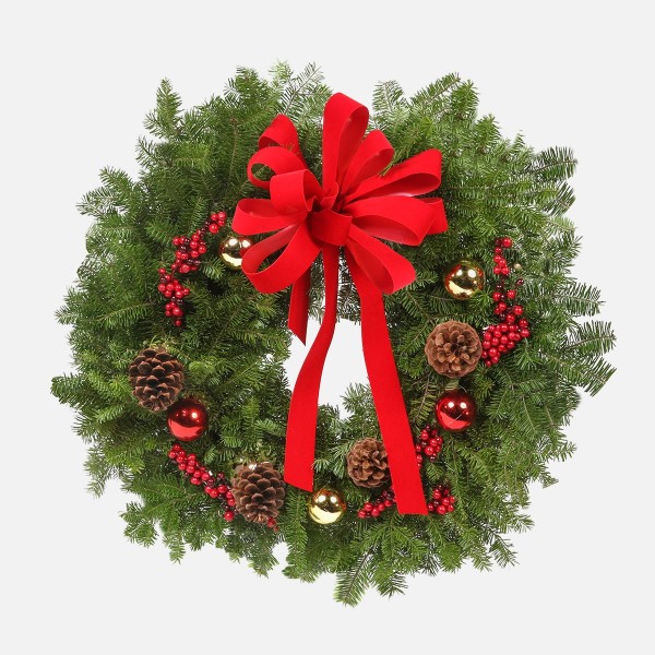 Balsam Wreath (Decorated) by Plantshed