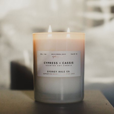 Sydney Hale Co. Cypress + Cassis Scented Soy Candle