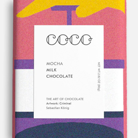 COCO Mocha Milk Chocolate Bar