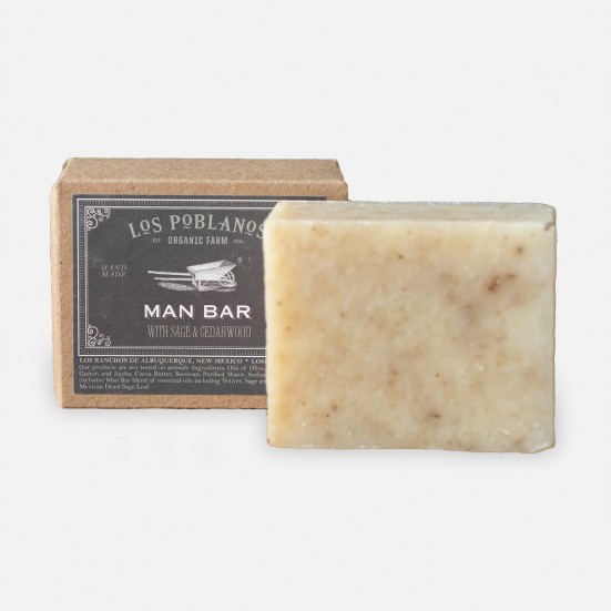 Los Poblanos Man Bar Soap Lotions + Soaps