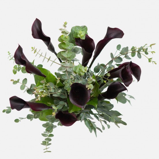 Black Calla Lily Bouquet Flowers