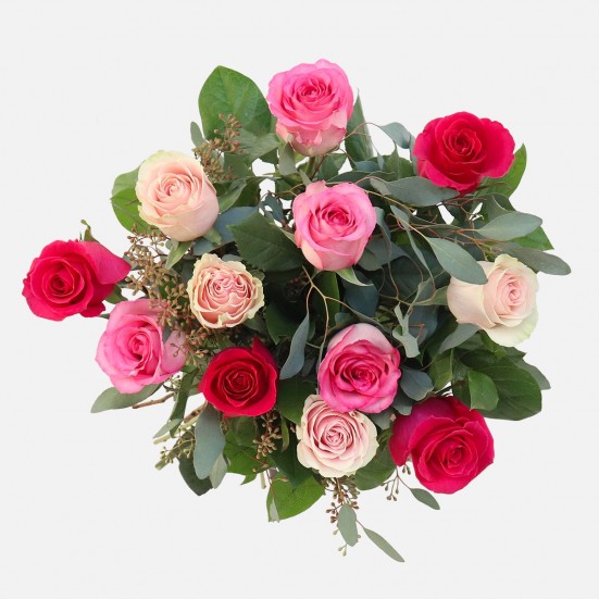 Blushing Pinks Bouquet Thank You