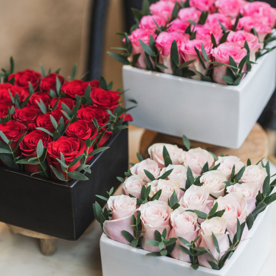 Blushing Rose Garden All Valentine's Flowers