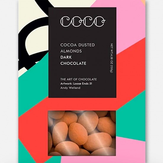 COCO Cocoa Dusted Almonds - Dark New Year's