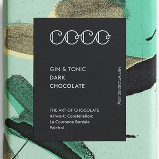 COCO Gin & Tonic Dark Bar COCO Chocolatier