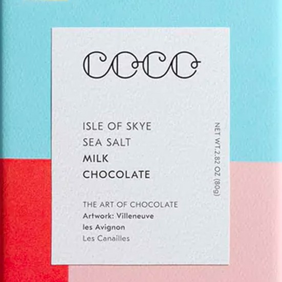 COCO Isle of Skye Sea Salt Milk Bar COCO Chocolatier