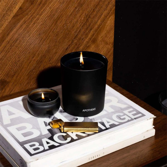 Apotheke Charcoal Mini Tin Candle Featured