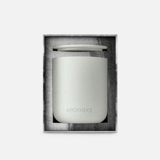 Apotheke Charcoal 2-Wick Ceramic Candle Featured