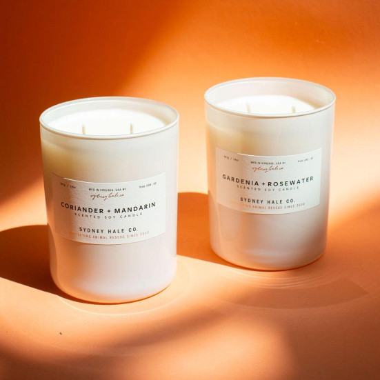 Sydney Hale Co. Gardenia + Rosewater Candle Candles