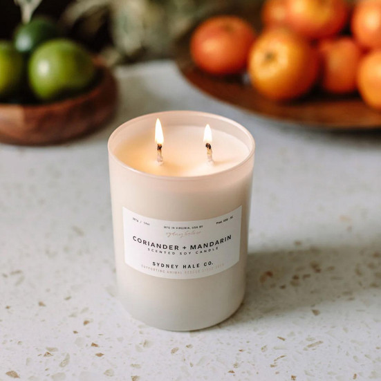 Sydney Hale Co. Coriander + Mandarin Candle Housewarming