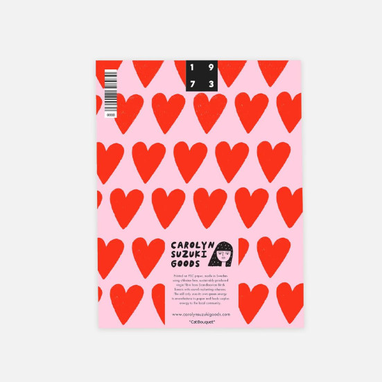Cat Bouquet Card Love & Romance