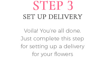 Schedule your delivery